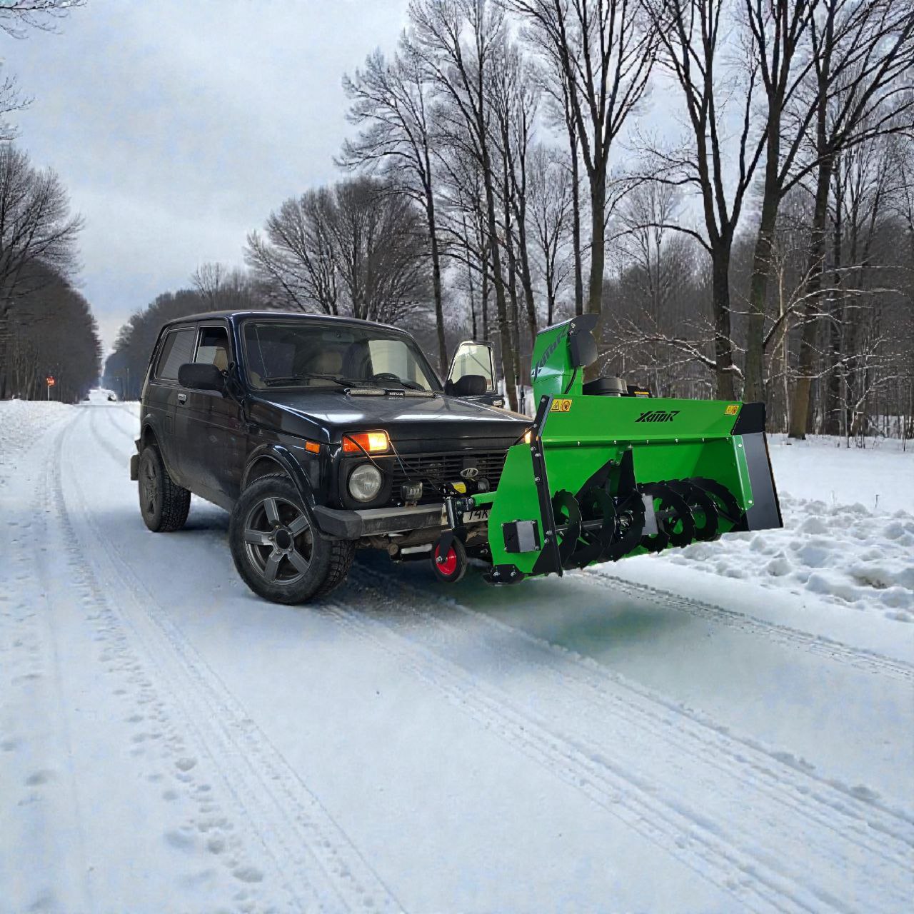 Роторный снегоуборщик Xator для NIVA и не только. Фото N4