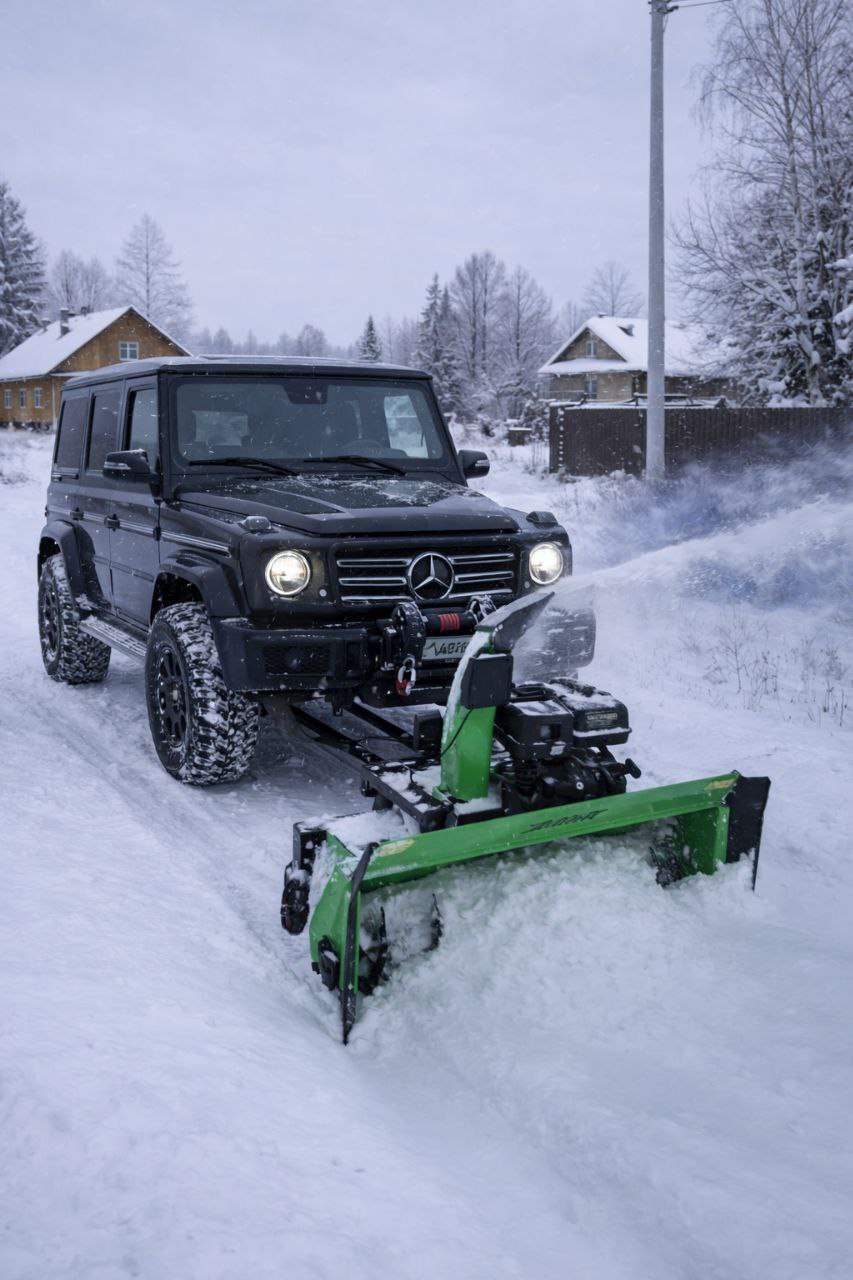 Роторный снегоуборщик Xator для NIVA и не только. Фото N2