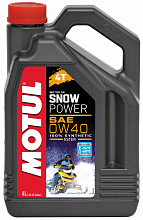 4Т моторное масло снегоходное синтетическое 4L, motul 4t, motul, масло мотюль