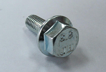 Болт  M6x16 DIN 6921с фланцем и насечкой