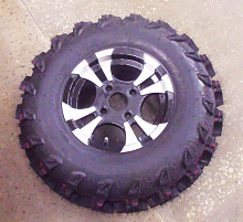 Колесо в сборе (шина AT26x9-12 (FORSAGE P376) диск12х6.0 алюм), левое