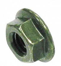 Гайка с фланцем  M6х1.0мм, сталь